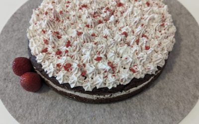 Zuckerfreier Schokokuchen mit Bananencreme – super lecker und perfekt für den ersten Geburtstag!